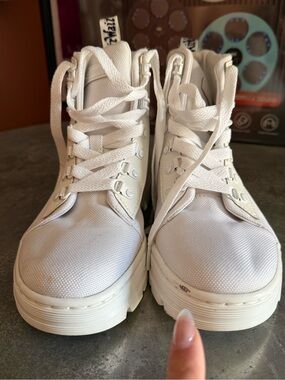 Dr. Martens Women's White High-Top Sneakers